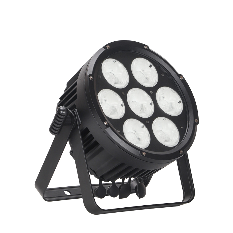 DJ Disco Show Outdoor Waterproof 7x40w RGBW 4in1 COB LED Par Stage Lights